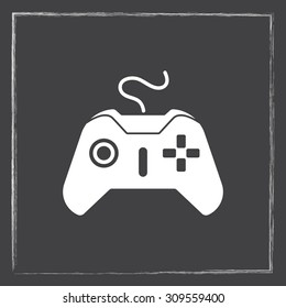 Joystick sign icon, vector illustration. Flat design style 