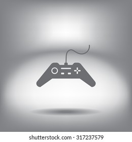 Joystick sign icon, vector illustration. Flat design style