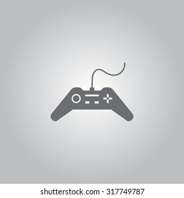 Joystick sign icon, vector illustration. Flat design style