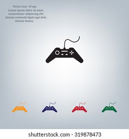 Joystick sign icon, vector illustration. Flat design style