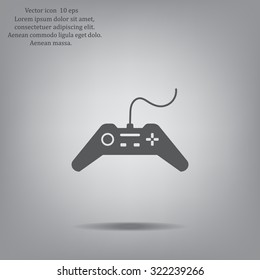 Joystick sign icon, vector illustration. Flat design style