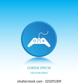 Joystick sign icon, vector illustration. Flat design style