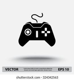 Joystick sign icon, vector illustration. Flat design style 