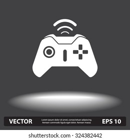 Joystick sign icon, vector illustration. Flat design style 