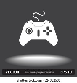 Joystick sign icon, vector illustration. Flat design style 