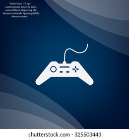 Joystick sign icon, vector illustration. Flat design style