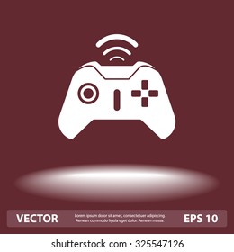 Joystick sign icon, vector illustration. Flat design style 