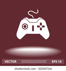 Joystick sign icon, vector illustration. Flat design style 