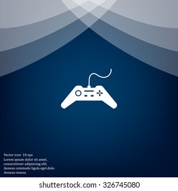 Joystick sign icon, vector illustration. Flat design style