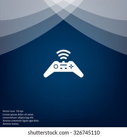 Joystick sign icon, vector illustration. Flat design style