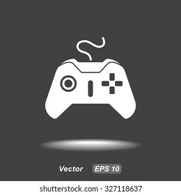 Joystick sign icon, vector illustration. Flat design style 