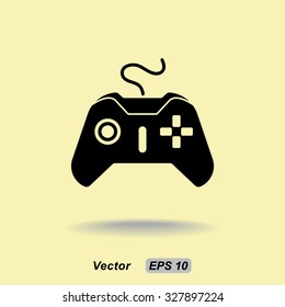 Joystick sign icon, vector illustration. Flat design style 