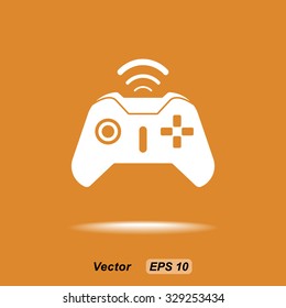 Joystick sign icon, vector illustration. Flat design style 