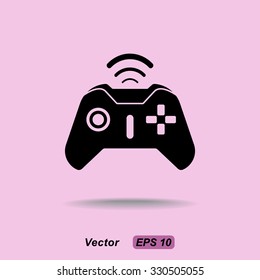 Joystick sign icon, vector illustration. Flat design style 