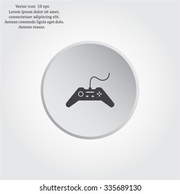 Joystick sign icon, vector illustration. Flat design style