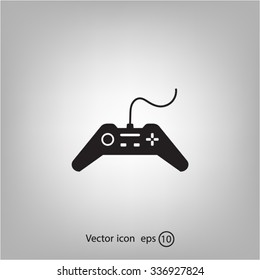 Joystick sign icon, vector illustration. Flat design style