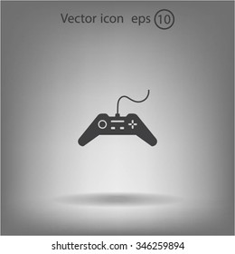 Joystick sign icon, vector illustration. Flat design style
