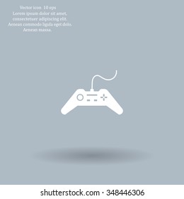 Joystick sign icon, vector illustration. Flat design style
