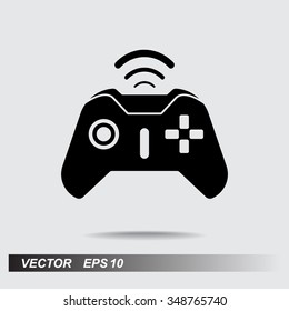 Joystick sign icon, vector illustration. Flat design style 