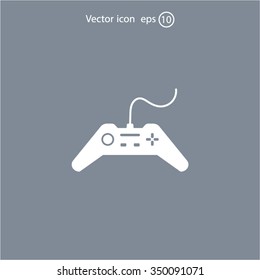 Joystick sign icon, vector illustration. Flat design style