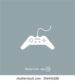 Joystick sign icon, vector illustration. Flat design style