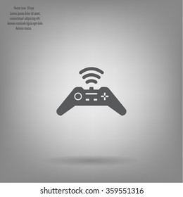 Joystick sign icon, vector illustration. Flat design style
