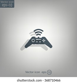 Joystick sign icon, vector illustration. Flat design style