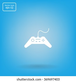 Joystick sign icon, vector illustration. Flat design style