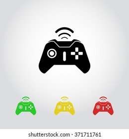 Joystick sign icon, vector illustration. Flat design style 