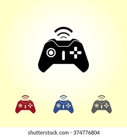 Joystick sign icon, vector illustration. Flat design style 