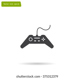 Joystick sign icon, vector illustration. Flat design style