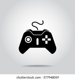 Joystick sign icon, vector illustration. Flat design style 
