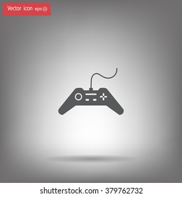 Joystick sign icon, vector illustration. Flat design style