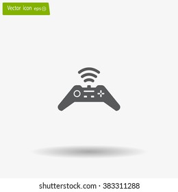 Joystick sign icon, vector illustration. Flat design style