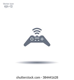 Joystick sign icon, vector illustration. Flat design style