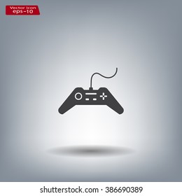 Joystick sign icon, vector illustration. Flat design style