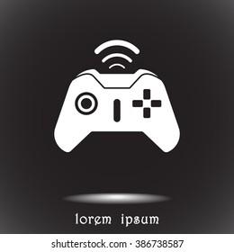 Joystick sign icon, vector illustration. Flat design style 