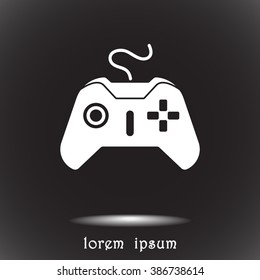 Joystick sign icon, vector illustration. Flat design style 