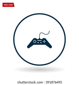Joystick sign icon, vector illustration. Flat design style