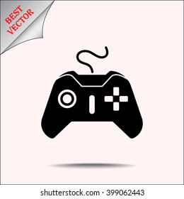 Joystick sign icon, vector illustration. Flat design style 
