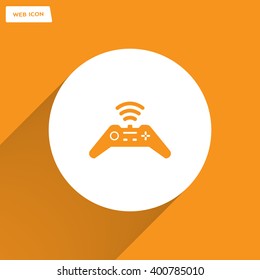 Joystick sign icon, vector illustration. Flat design style