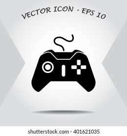 Joystick sign icon, vector illustration. Flat design style 