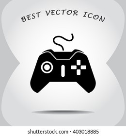 Joystick sign icon, vector illustration. Flat design style 