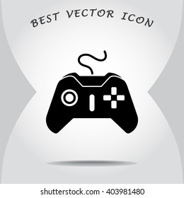 Joystick sign icon, vector illustration. Flat design style 