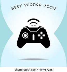 Joystick sign icon, vector illustration. Flat design style 