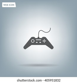 Joystick sign icon, vector illustration. Flat design style