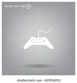 Joystick sign icon, vector illustration. Flat design style