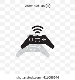 Joystick sign icon, vector illustration. Flat design style