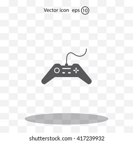 Joystick sign icon, vector illustration. Flat design style