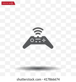Joystick sign icon, vector illustration. Flat design style